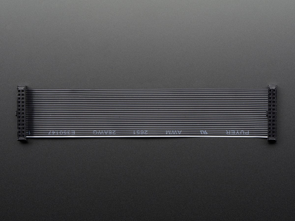 26-pin GPIO Female to Female Ribbon Cable - Black 170mm [Discontinued] - Image 4