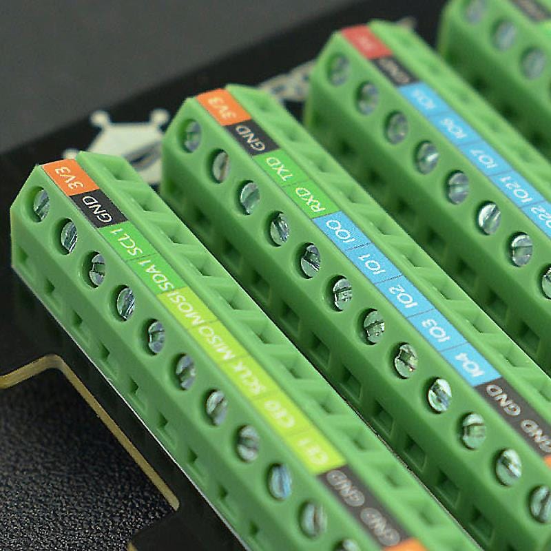 GPIO Terminal Block HAT with LED indicators - Image 3