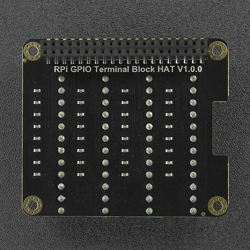 GPIO Terminal Block HAT with LED indicators - Image 5