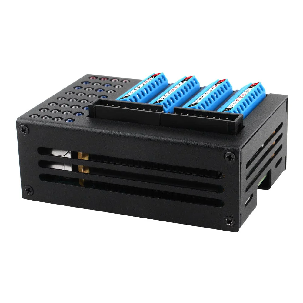 GPIO Terminal Board with LED Indicators + Aluminium Case for Pi 4 [Discontinued] - Image 5