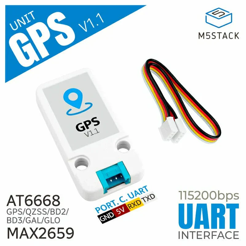 M5Stack GPS/BDS Unit v1.1 (AT6668) - Image 2