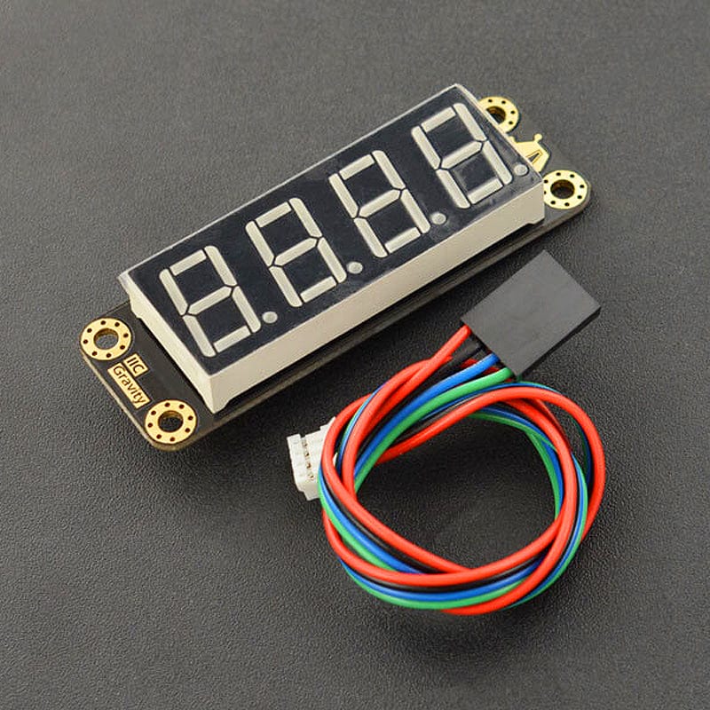Gravity: 4-Digit Green Seven-Segment LED Display Module - Image 4