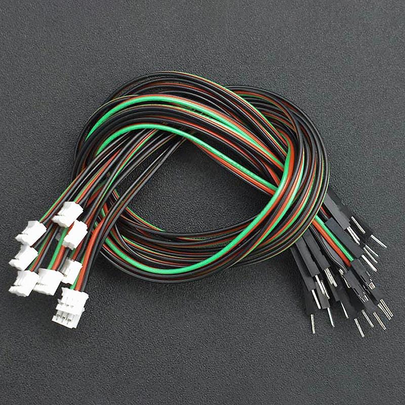 Gravity: Digital 3-pin PH2.0 to Male Jumper Cables (30cm, 10-Pack) - Image 4