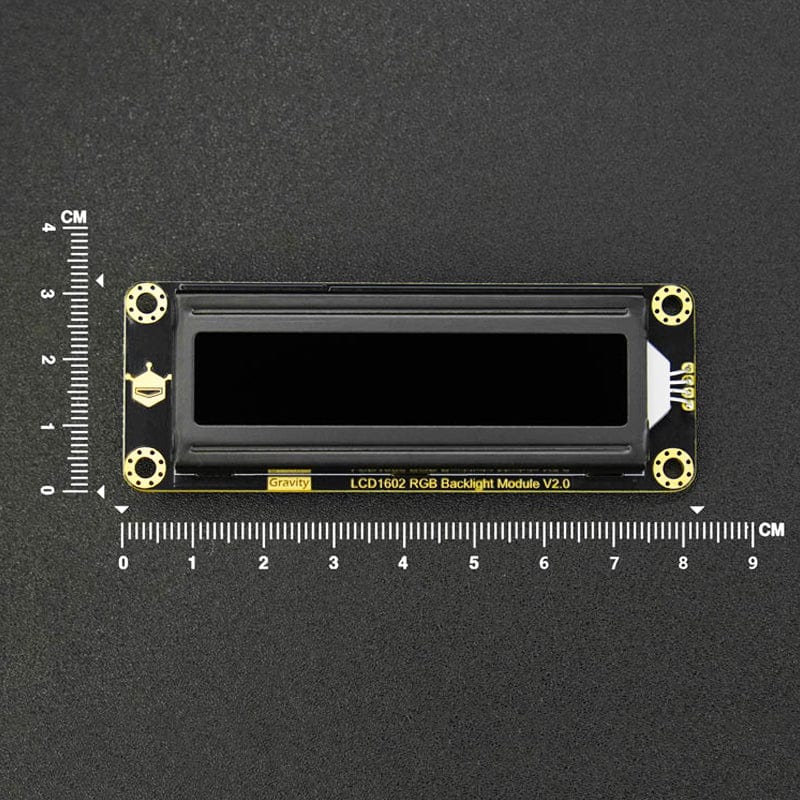 Gravity: I2C 16x2 Arduino LCD with RGB Font Display (Black) - Image 5