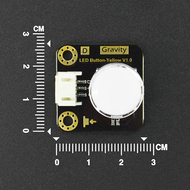 Gravity: LED Button - Yellow - Image 5