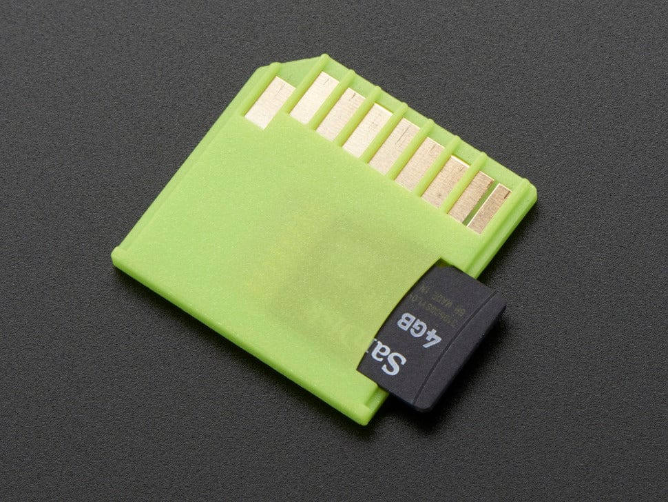 Green Shortening microSD adapter for Raspberry Pi & Macbooks [Discontinued] - Image 2