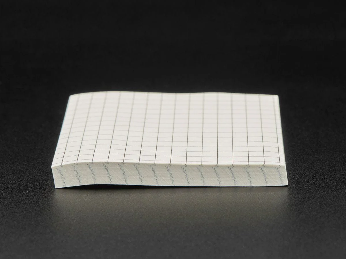 Gridded Sticky Notepad - 80 Sheets - 3" / 75mm Square [Discontinued] - Image 2