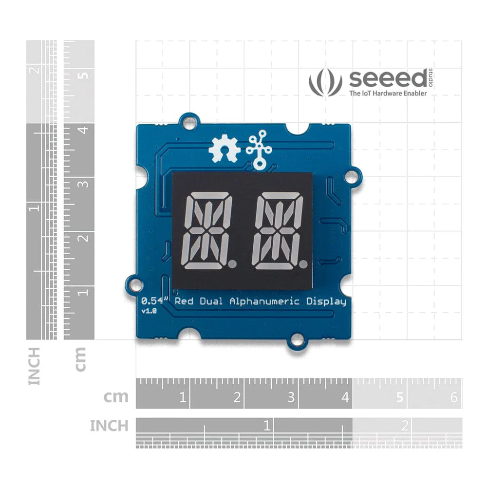 Grove - 0.54" Red Dual Alphanumeric Display - Image 4