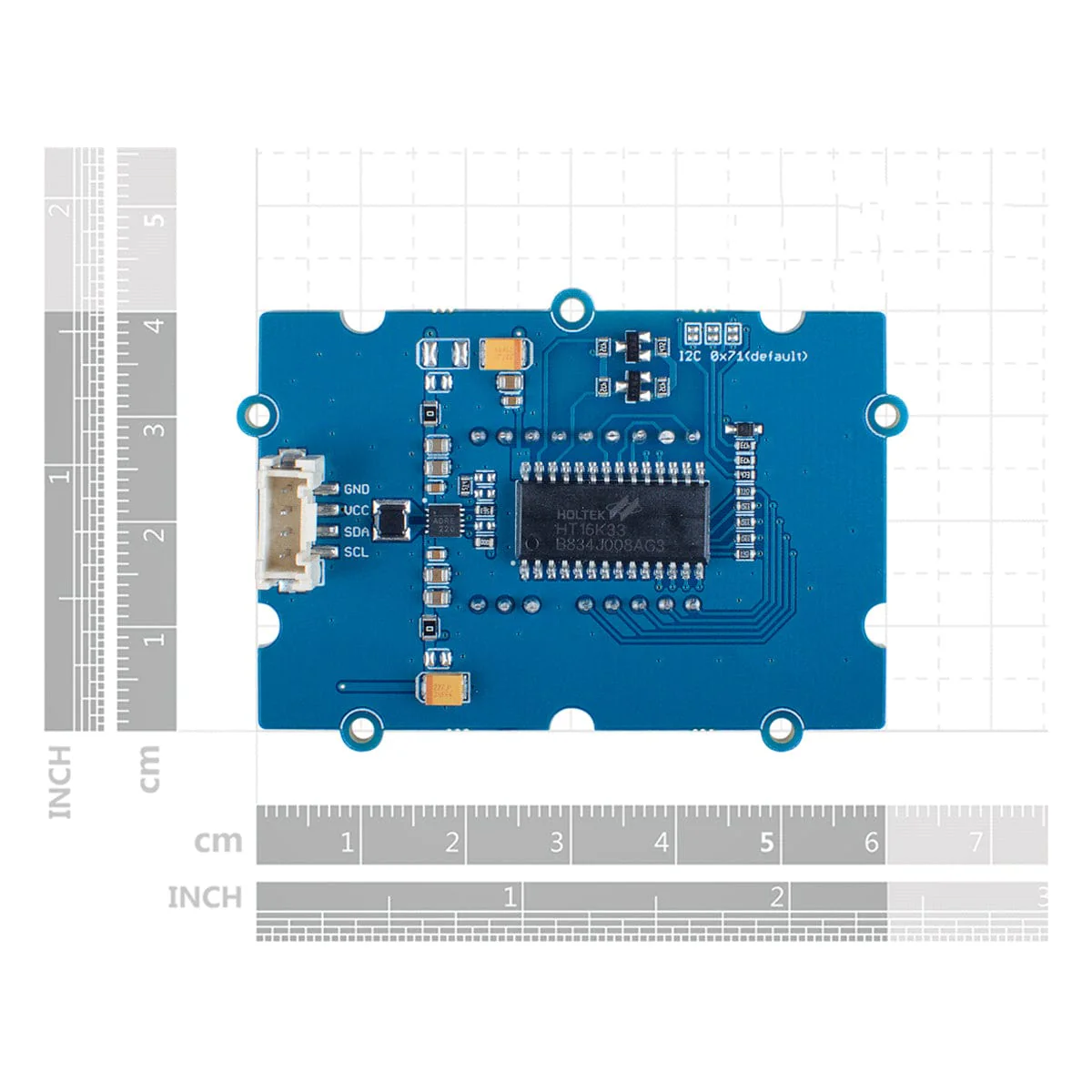Grove - 0.54" Red Quad Alphanumeric Display - Image 4