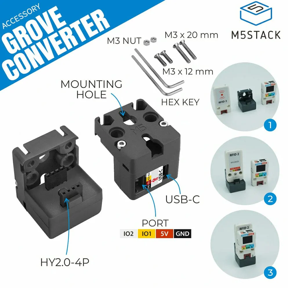 Grove 2-to-1 Converter with USB-C - Image 2