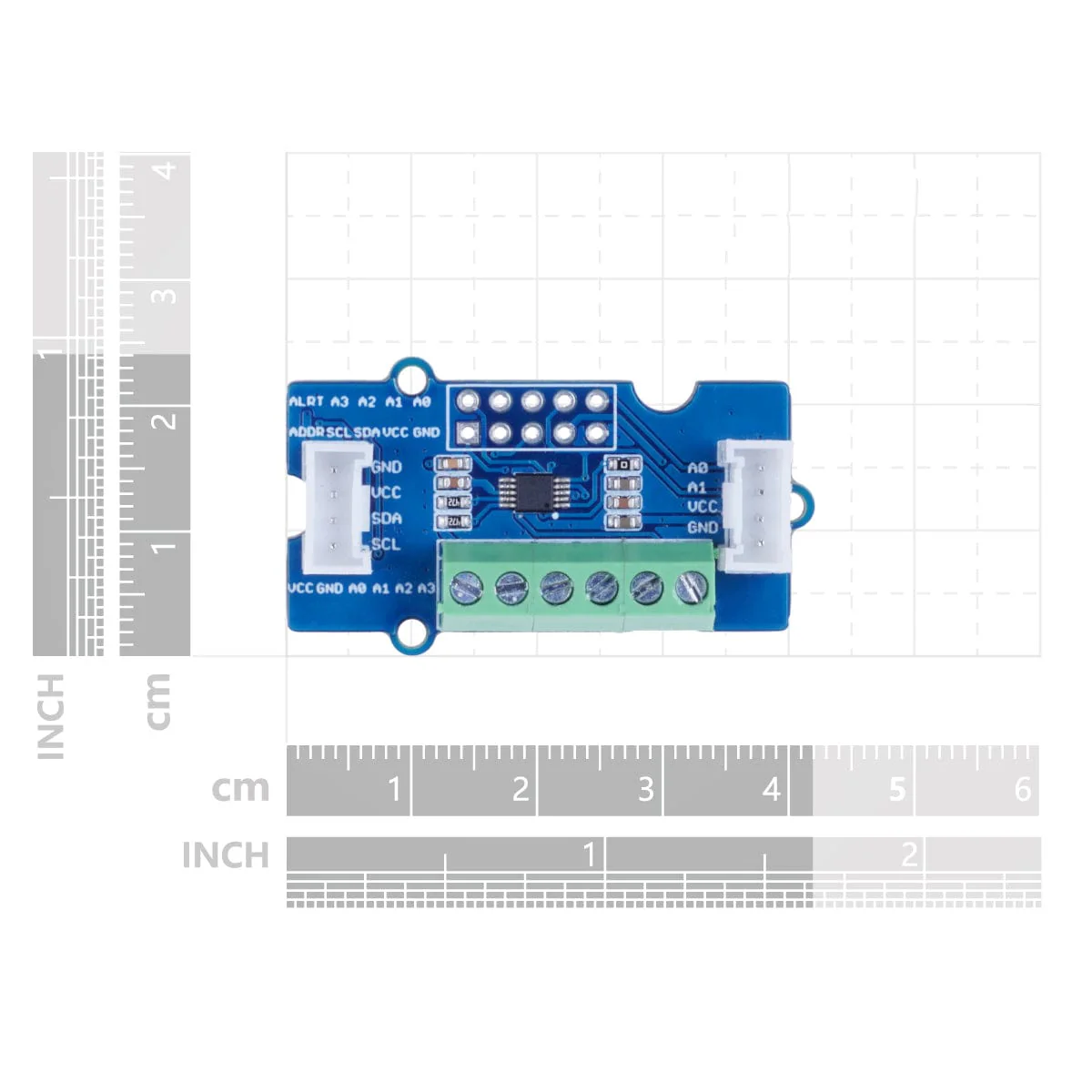 Grove - 4 Channel 16-bit ADC (ADS1115) with Programmable Gain Amplifier - Image 4