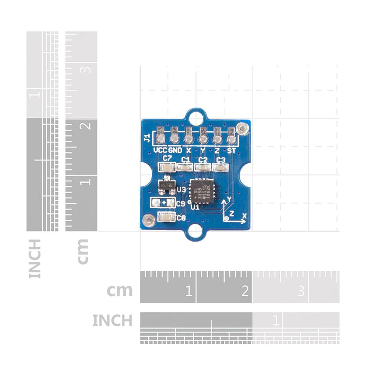 ADXL335- 3-Axis Analogue Accelerometer (±3g) - Image 4