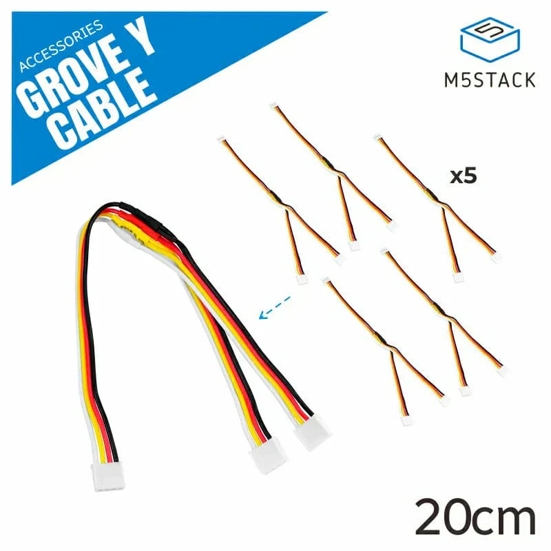 Grove Y Cable 20cm (5 Pack) - Image 2