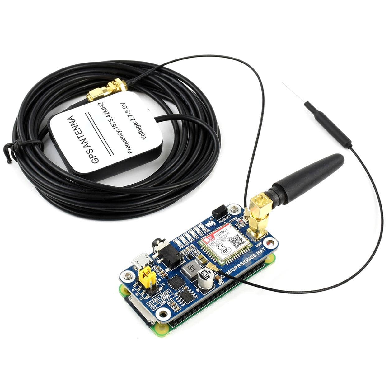 GSM, GPRS, GNSS, Bluetooth and RTC HAT for Raspberry Pi - Image 3