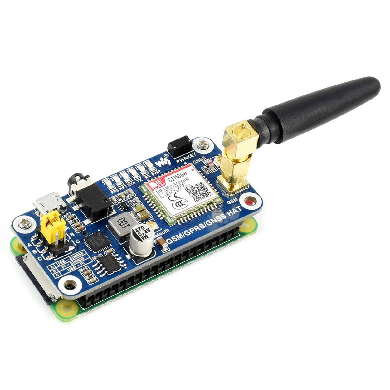 GSM, GPRS, GNSS, Bluetooth and RTC HAT for Raspberry Pi - Image 5