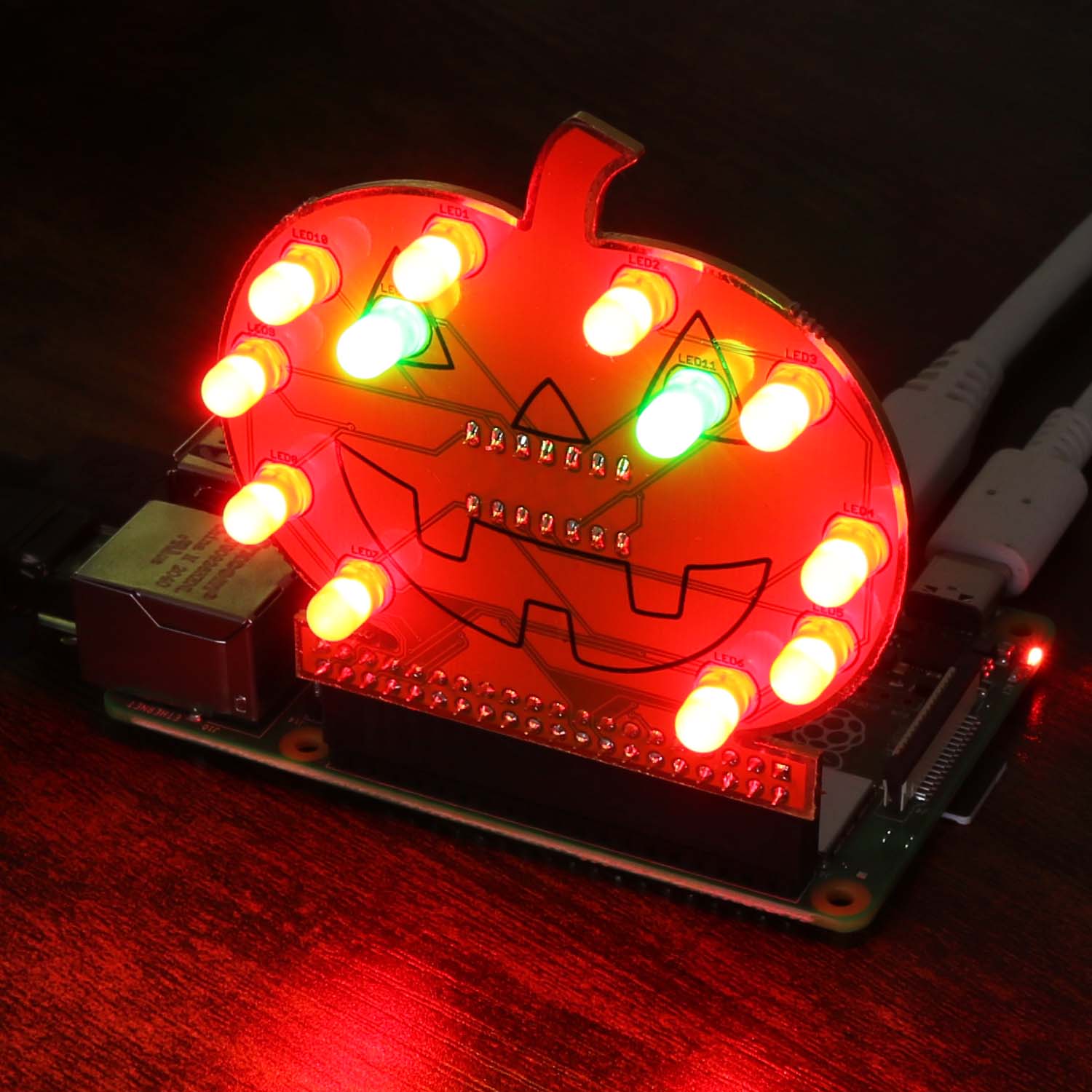 Halloween PumpkinPi for Raspberry Pi (Programmable) [Discontinued] - Image 2