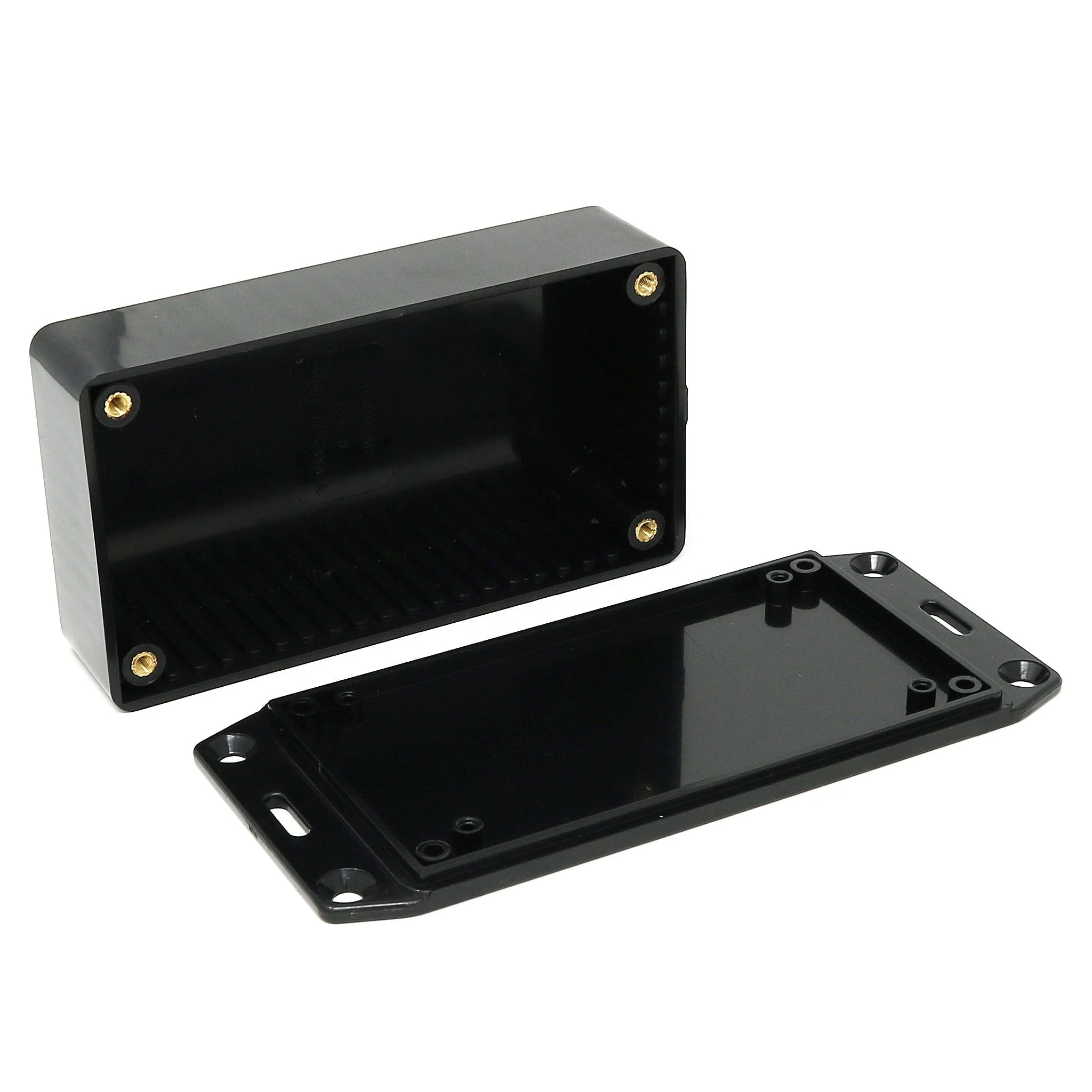 Hammond 112x62x31mm ABS Multi-Purpose Enclosure (1591BFLBK) [Discontinued] - Image 2