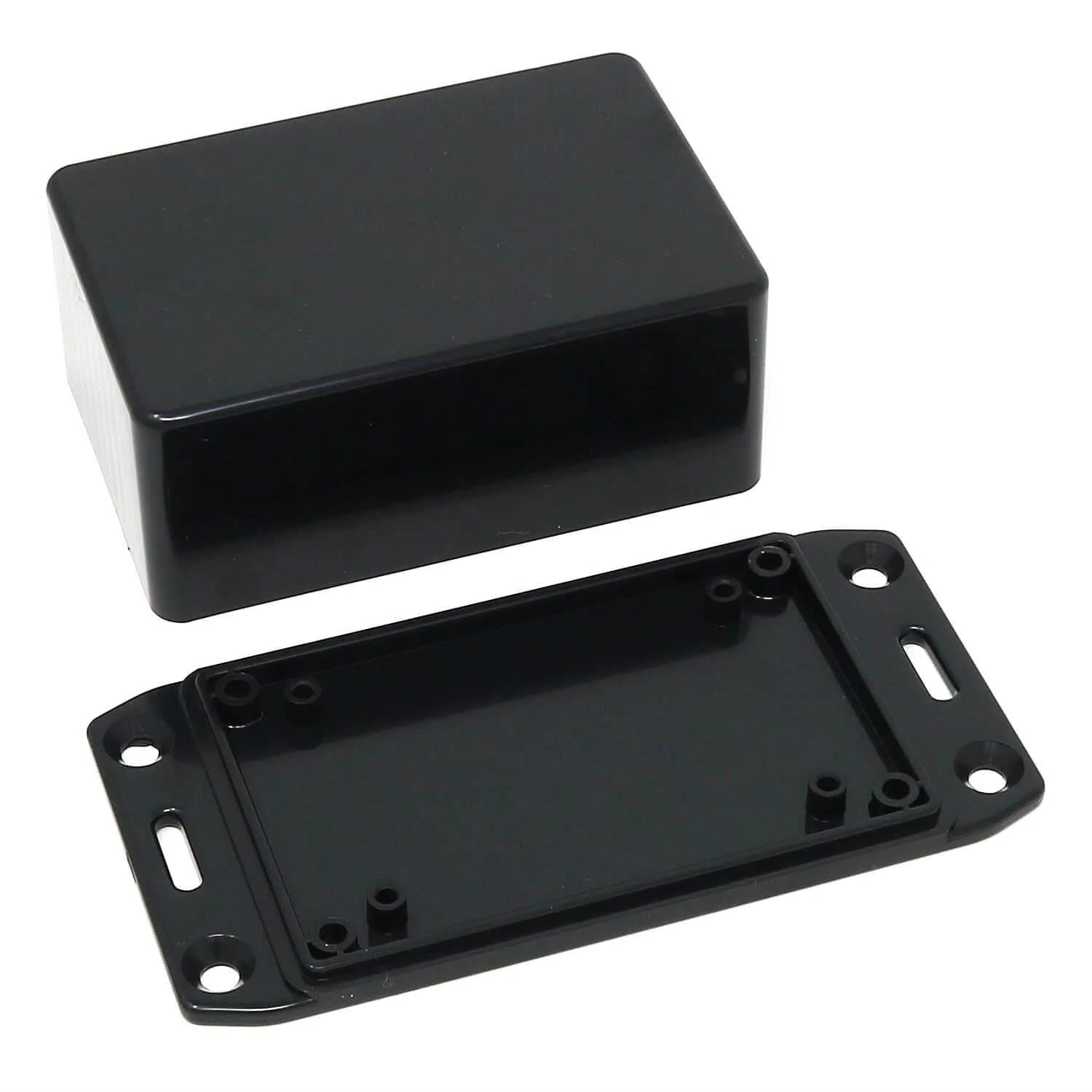 Hammond 85x56x39mm ABS Multi-Purpose Flanged Enclosure (1591LFLBK) [Discontinued] - Image 3