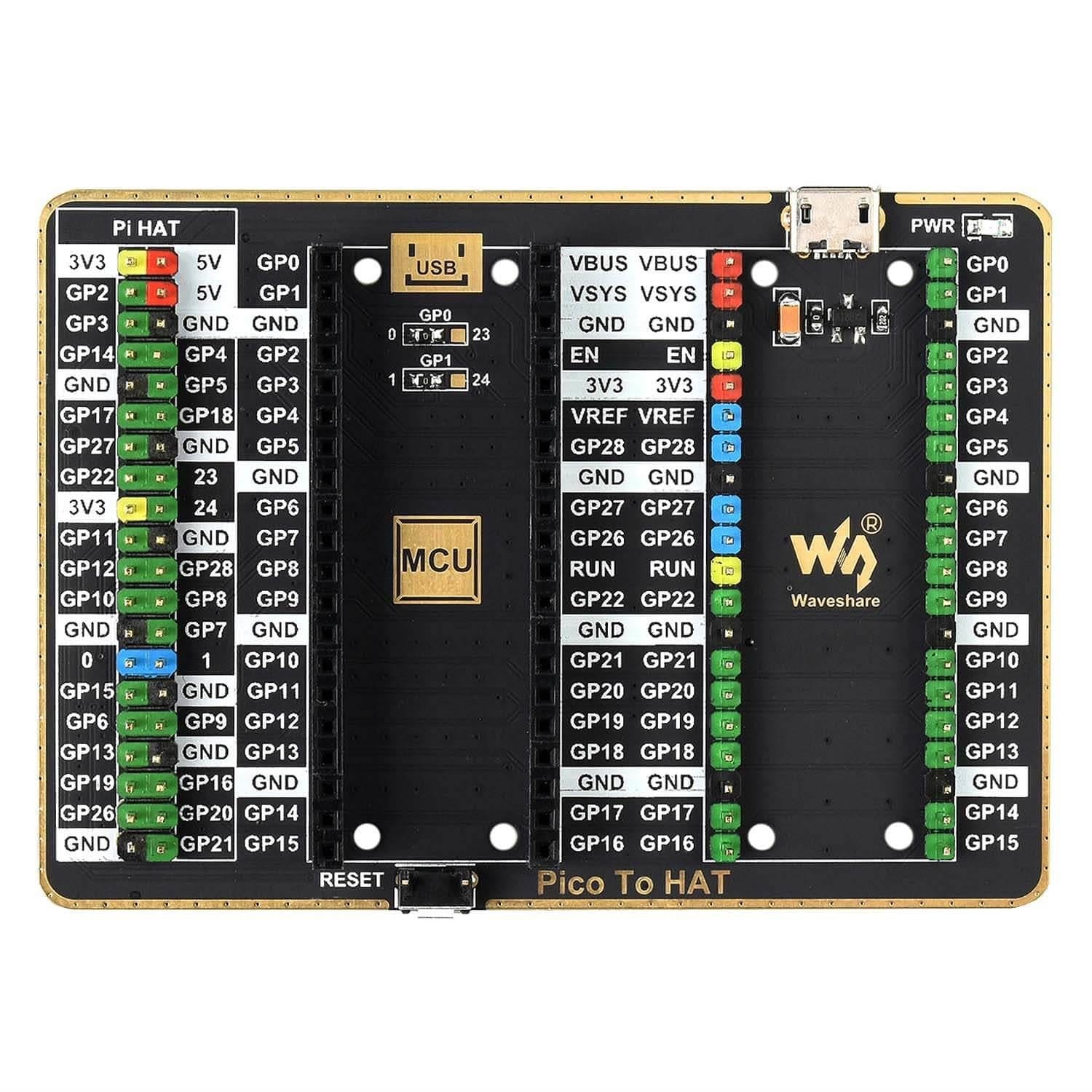 HAT-Compatible GPIO Expander for Raspberry Pi Pico - Image 2