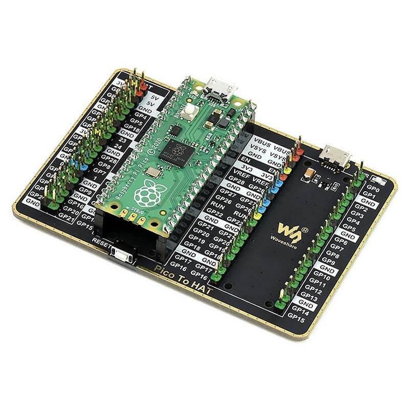 HAT-Compatible GPIO Expander for Raspberry Pi Pico - Image 3