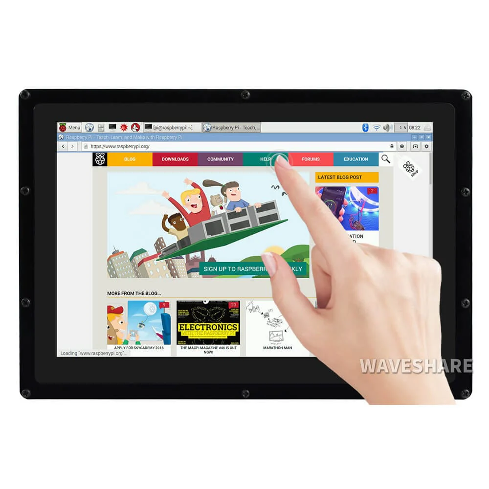 10.1" IPS HDMI 1280x800 Touch Screen & Case (USB) - Image 4