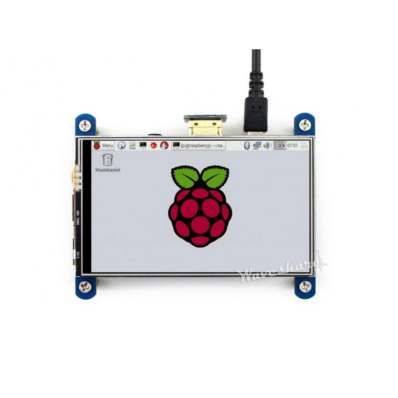 HDMI 4" 800x480 (IPS) Touch Screen (GPIO) [Discontinued] - Image 2