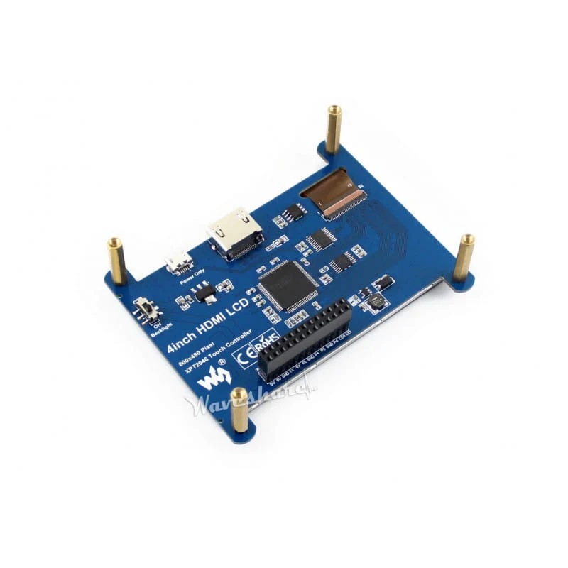 HDMI 4" 800x480 (IPS) Touch Screen (GPIO) [Discontinued] - Image 3