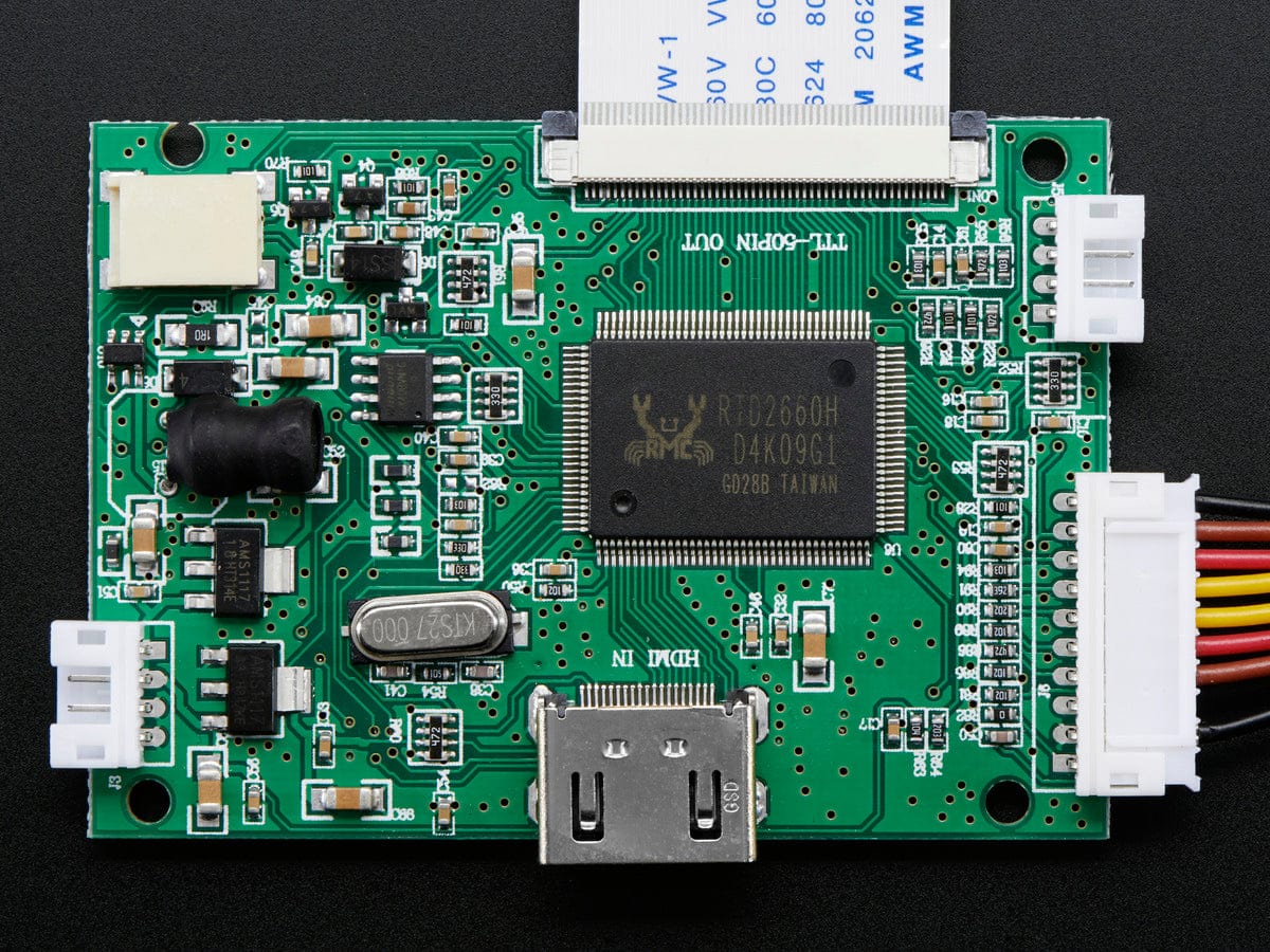 HDMI 4 Pi: 5" Display (no Touch) w/Mini Driver - 800x480 HDMI [Discontinued] - Image 4