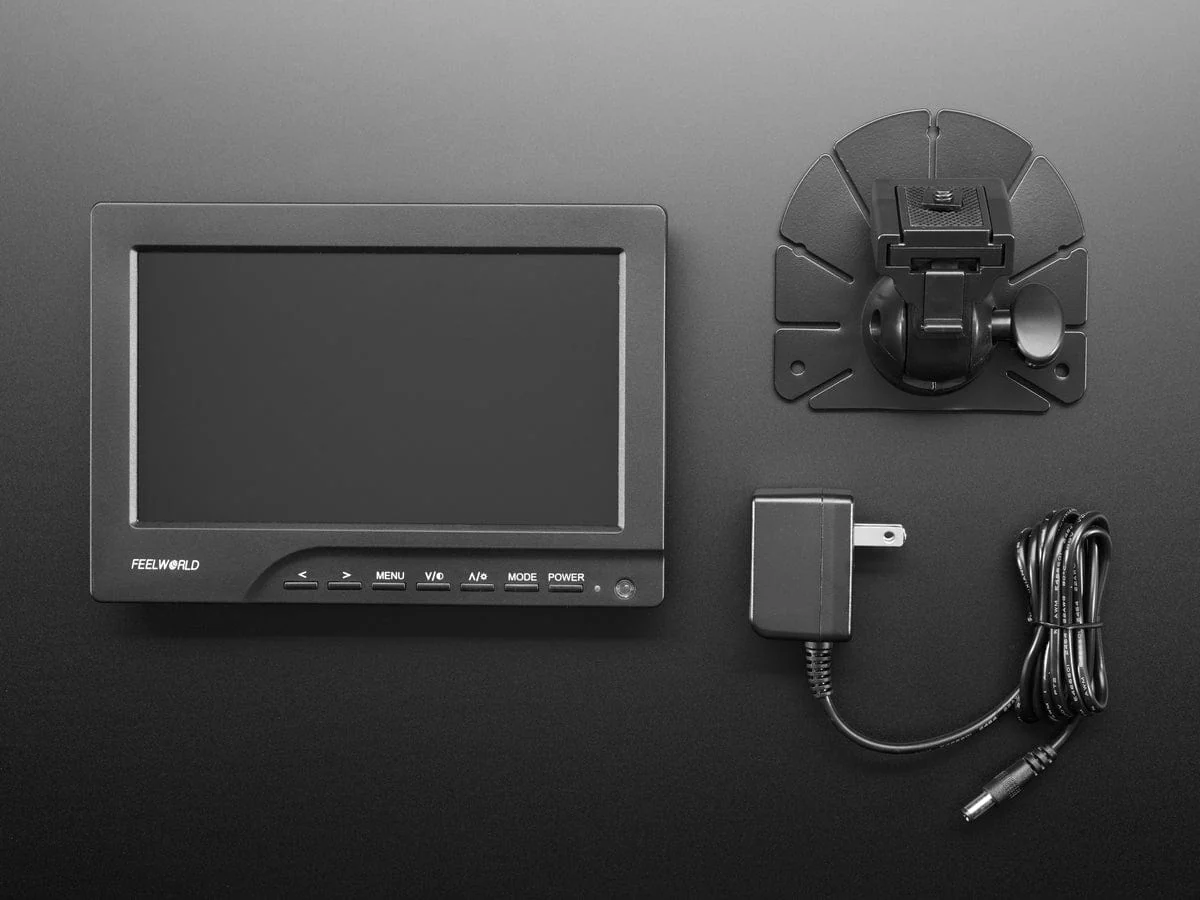HDMI 4 Pi - 7" Display 1280x800 (720p) IPS - HDMI/VGA/PAL/NTSC [Discontinued] - Image 5