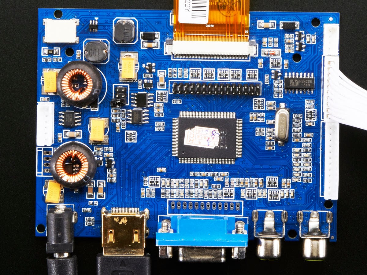 HDMI 4 Pi: 7" Display & Audio 1024x600 - HDMI/VGA/NTSC/PAL [Discontinued] - Image 4