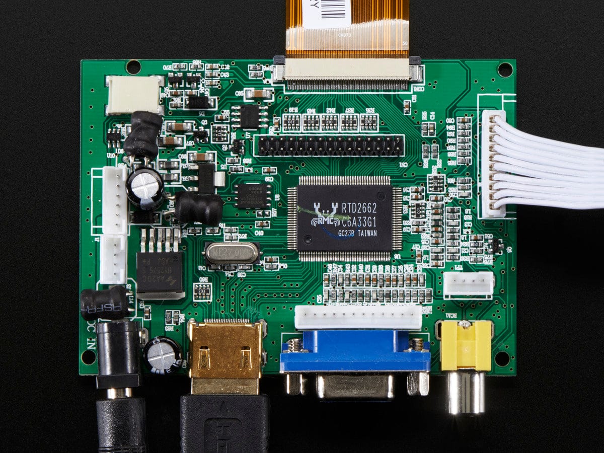 HDMI 4 Pi: 7" Display no Touchscreen 1024x600- HDMI/VGA/NTSC/PAL [Discontinued] - Image 4