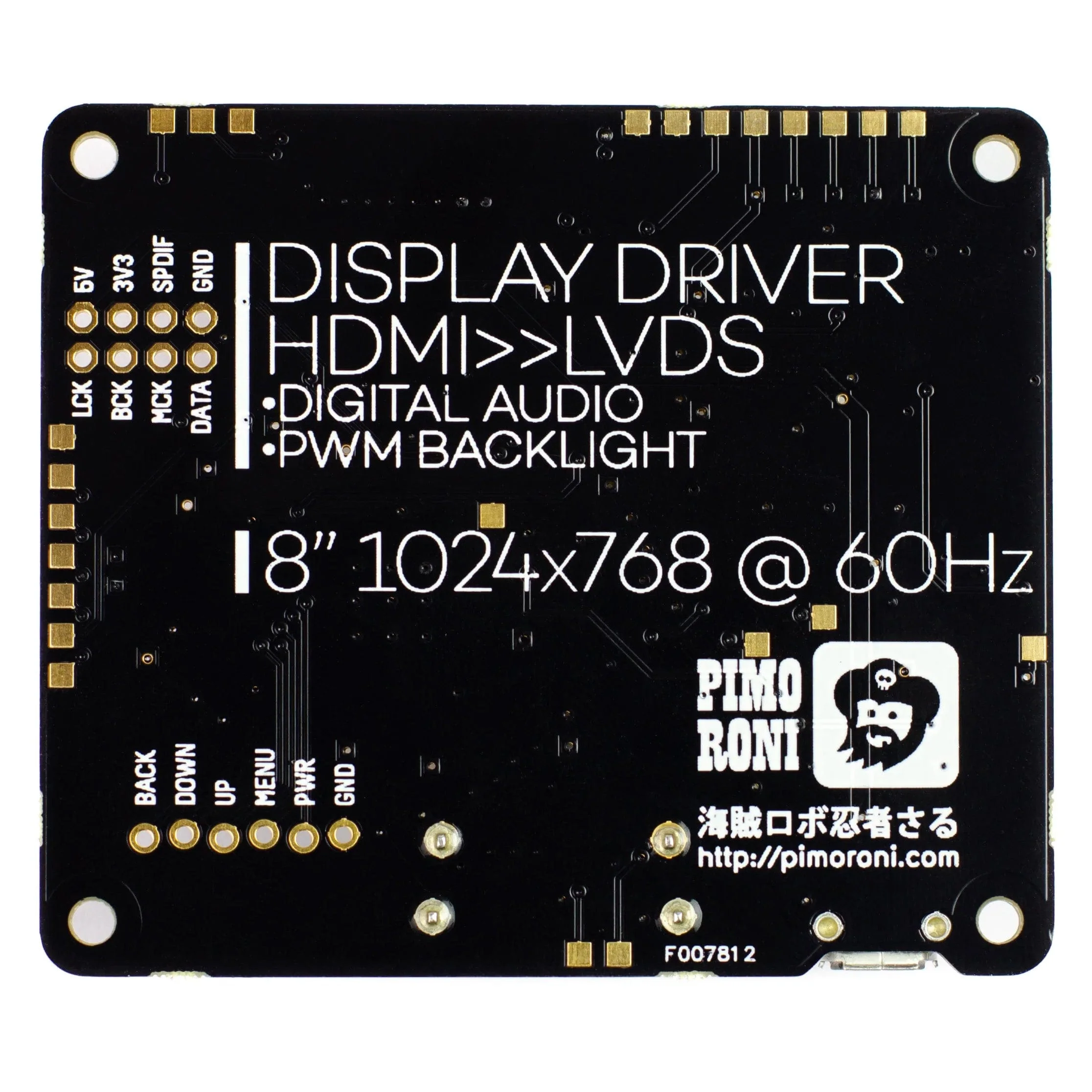 HDMI 8" IPS LCD Screen Kit (1024x768) - Image 5