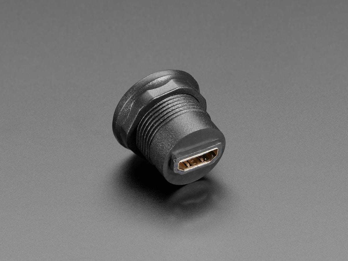 HDMI Round Panel Mount Plug - Image 3