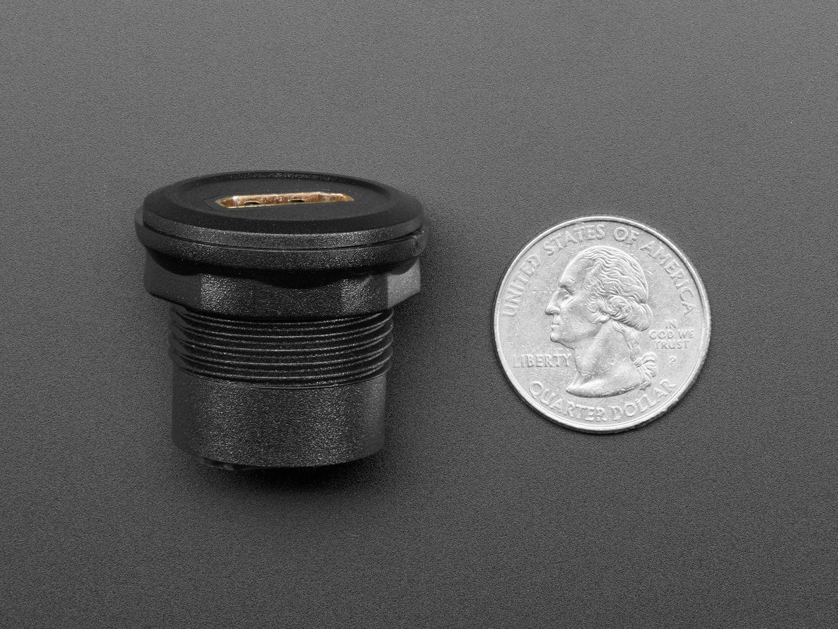 HDMI Round Panel Mount Plug - Image 5