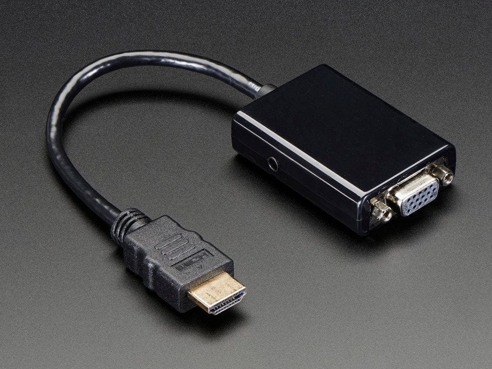 HDMI to VGA Video Adapter and 3.5mm Male/Male Stereo Cable [discontinued] - Image 2