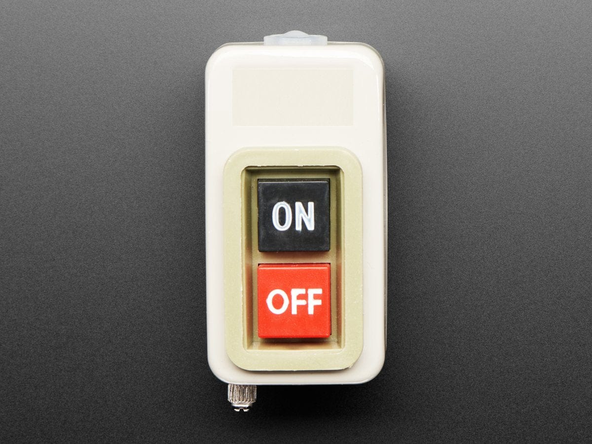 Hefty On-Off Pushbutton Power Switch [Discontinued] - Image 2