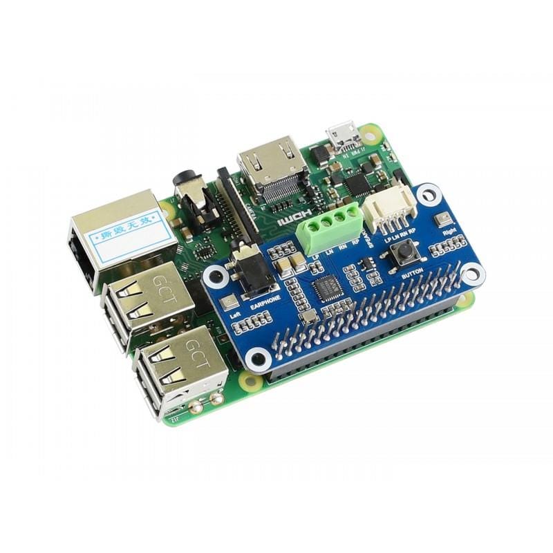 Hi-Fi Sound Card HAT for Raspberry Pi (with speakers) - Image 6