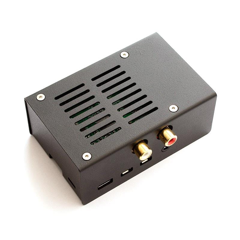 HiFiBerry DAC/ADC Raspberry Pi 4 Steel Case - Black [discontinued] - Image 2