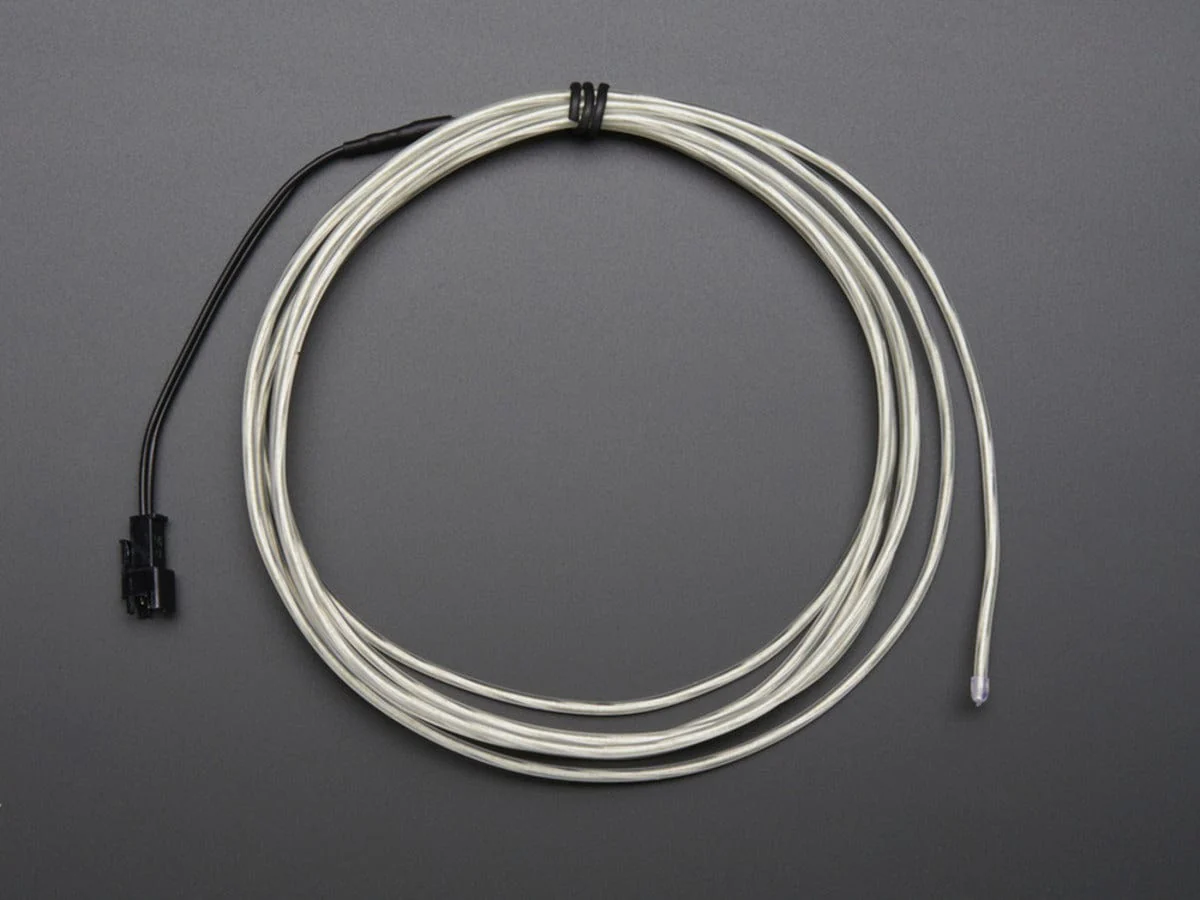 High Brightness Aqua Electroluminescent (EL) Wire - 2.5 meters (High brightness, long life) - Image 3