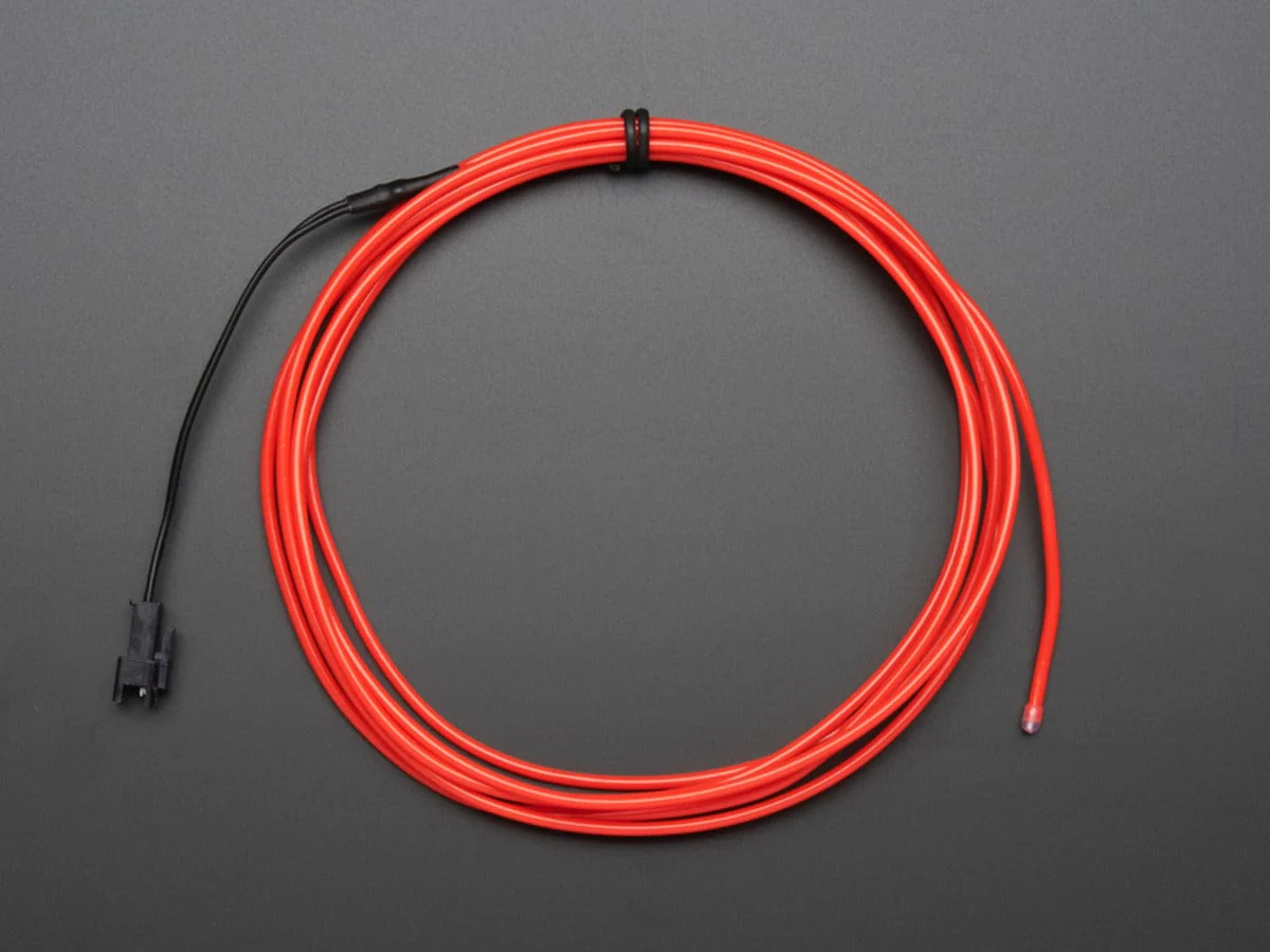 High Brightness Pink Electroluminescent (EL) Wire - 2.5 meters (High brightness, long life) - Image 3