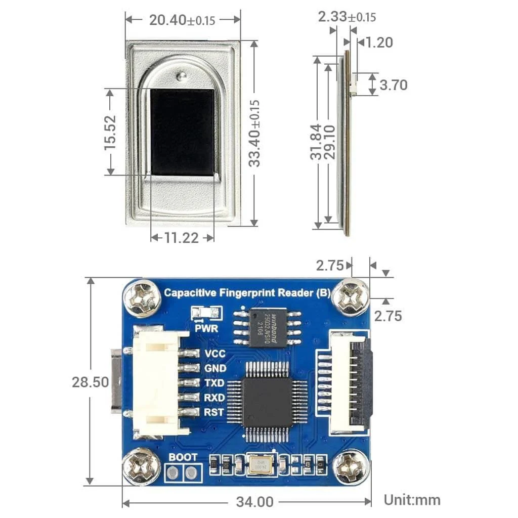 High Precision Capacitive Fingerprint Reader (B) - Image 6