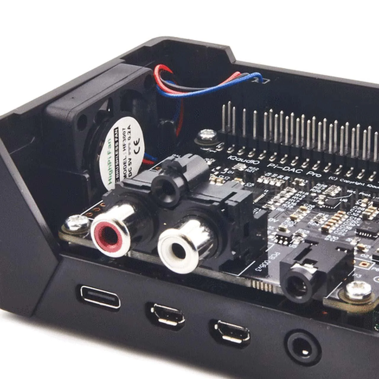 HighPi Pro Case for IQAudio DAC+/DAC Pro and Raspberry Pi 4 - Image 2