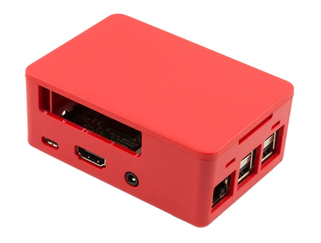[Discontinued] HighPi Raspberry Pi B+/2/3/3B+ Case - Red - Image 2