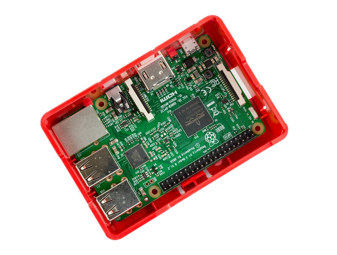 [Discontinued] HighPi Raspberry Pi B+/2/3/3B+ Case - Red - Image 6