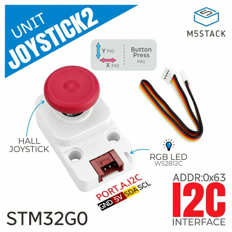 I2C Joystick 2 Unit (STM32G030) - Image 2