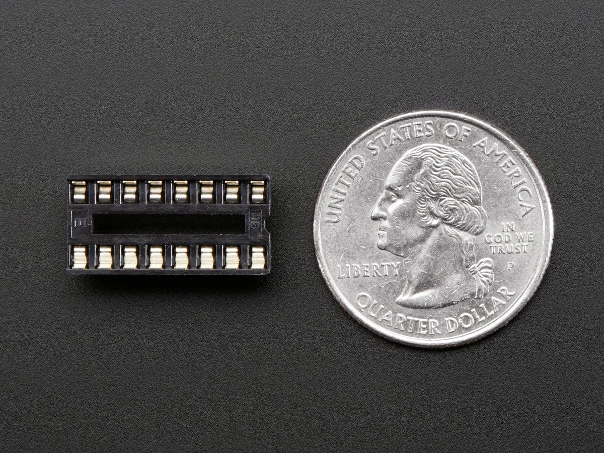 IC Socket - for 16-pin 0.3" Chips - Pack of 3 - Image 3