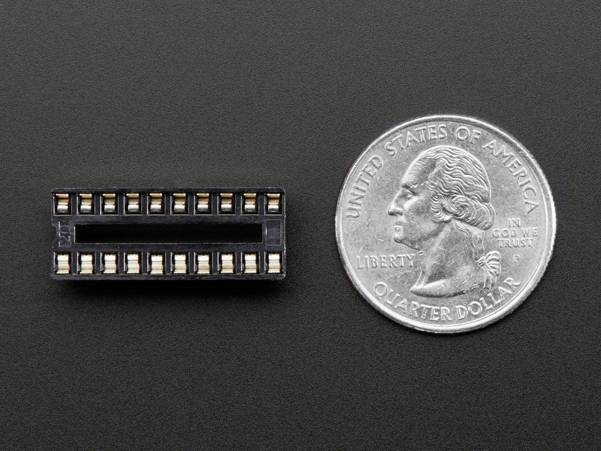 IC Socket - for 20-pin 0.3" Chips - Pack of 3 - Image 3