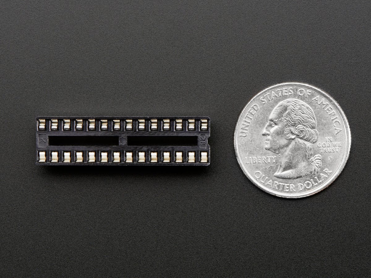 IC Socket - for 28-pin 0.3" Chips - Pack of 3 - Image 3
