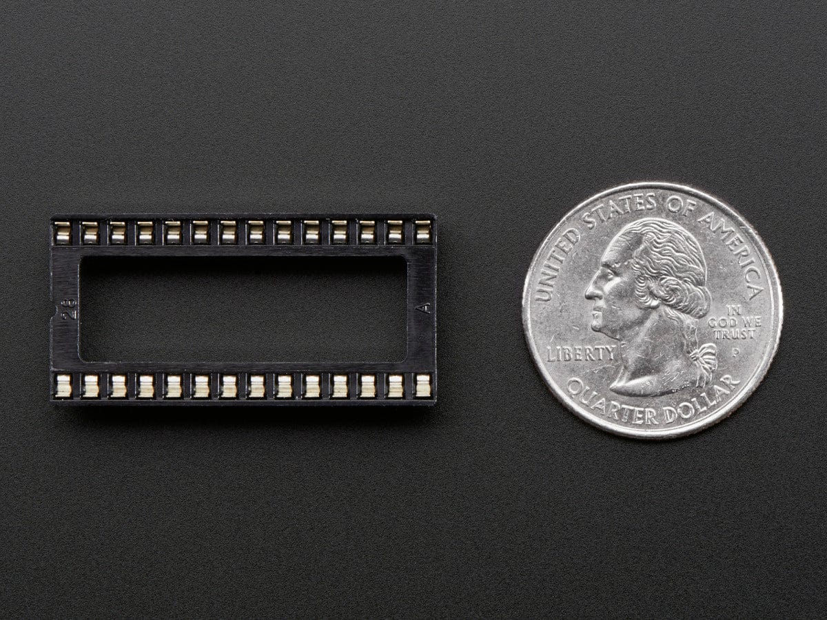 IC Socket - for 28-pin 0.6" Chips - Pack of 3 - Image 4