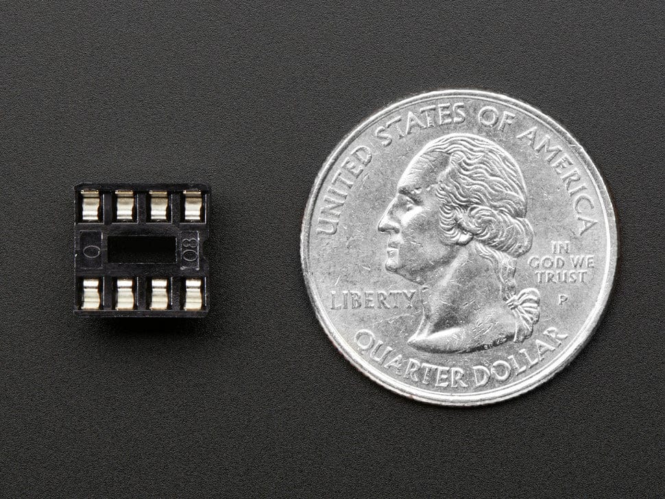 IC Socket - for 8-pin 0.3" Chips - Pack of 3 - Image 3